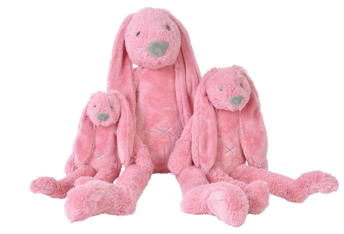 Happy Horse Konijn Richie Knuffel 28cm - Donkerroze - Baby knuffel — afbeelding 6