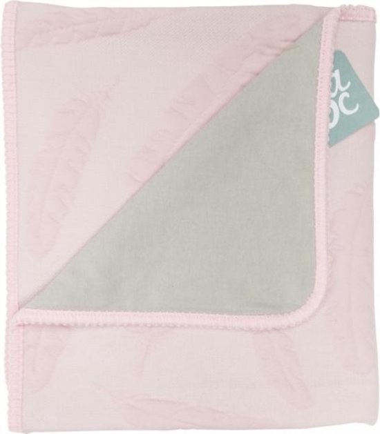 Product: Baby Anne-Cy Veer Ledikantdeken Flanel Old Pink 120 x 150 cm, van het merk Baby Anne-Cy
