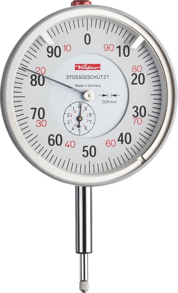 Grote meetklok Ø 80mm KÄFER