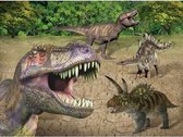 Placemat dinosaurussen 3D 30 x 40 cm