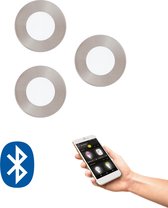 EGLO Fueva-C Smart lighting spot Nikkel, Wit Bluetooth