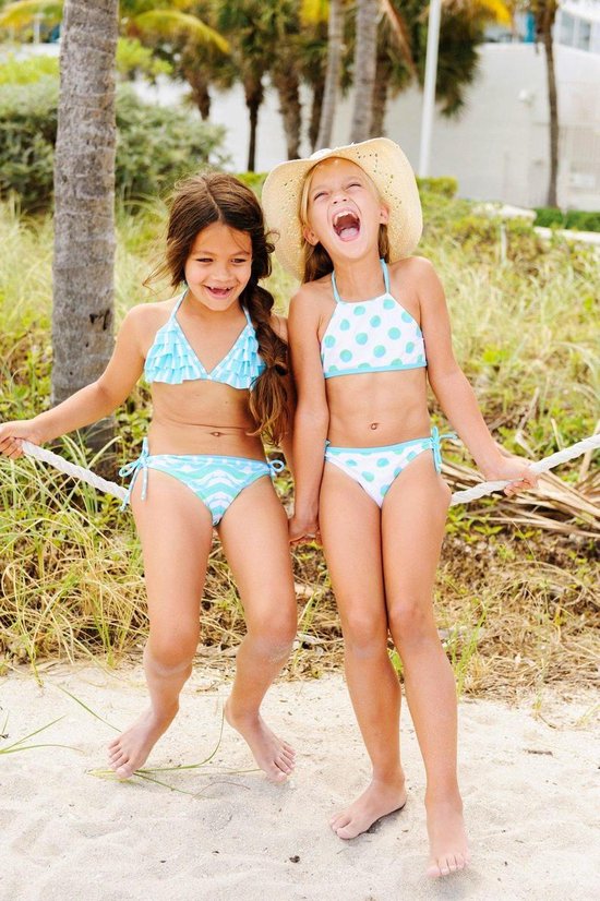 Snapper Rock - Halter bikini voor meisjes - Zee stippen | bol.com