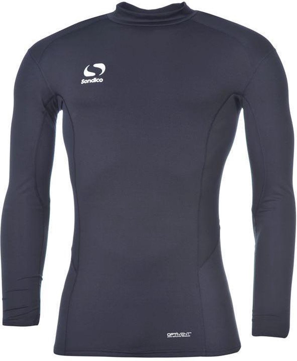 Sondico ondershirt met opstaande kraag - Heren - Navy - XXL