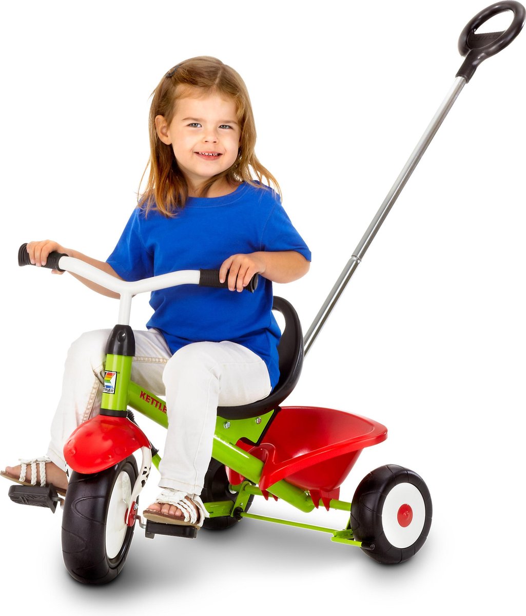 Kettler Funtrike Emma - Driewieler - Duwstang - Kiepbare zandbak - Verstelbare kuipzitting - Groen — afbeelding 3