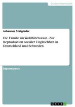 Die Familie im Wohlfahrtsstaat - Zur Reproduktion sozialer Ungleichheit in Deutschland und Schweden