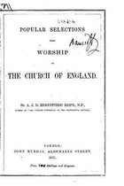 Popular Selections from Worship in the Church of England