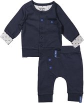 Dirkje Basics Jongens set (2delig) Vestje en Broek Donkerblauw - Maat 50