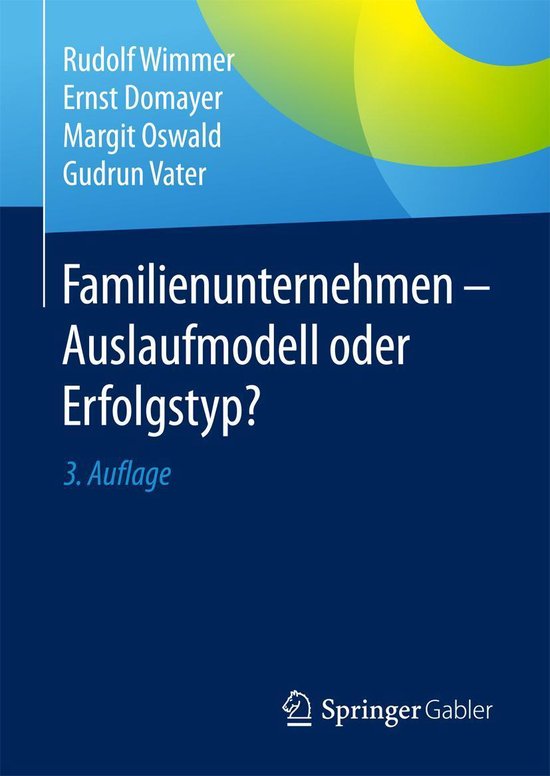 Familienunternehmen - Auslaufmodell oder Erfolgstyp? - cover