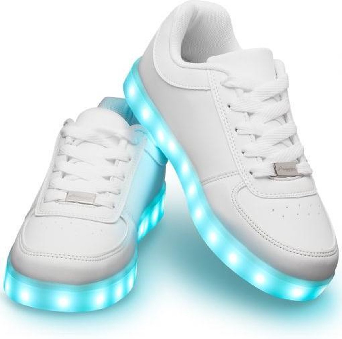 Schoenen met lichtjes - Lichtgevende led schoenen - Wit - Maat 46