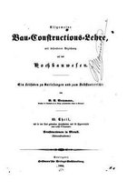 Allgemeine Bau-constructions-lehre