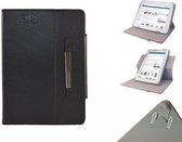 Mpman Tablet Mid801 Diamond Class Hoes, 360Â° Draaibare Cover, Quality Case, Kleur Zwart , merk i12Cover