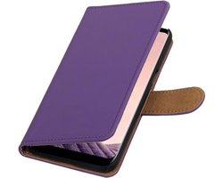 BestCases.nl Samsung Galaxy S8+ Plus G955F Effen booktype hoesje Paars