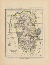 Historische kaart, plattegrond van gemeente Princenhage in Noord Brabant uit 1867 door Kuyper van Kaartcadeau.com