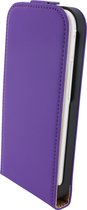 Mobiparts - paarse premium flipcase voor de HTC One Mini 2