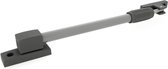6x DX Telescopische Uitzetter Binnen- en Buitendraaiend 525-845mm Zilver-Voet Grijs RUZT150SE
