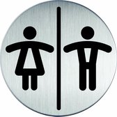 Infobord Pictogram Durable Toiletten Dames/heren Rond 83mm