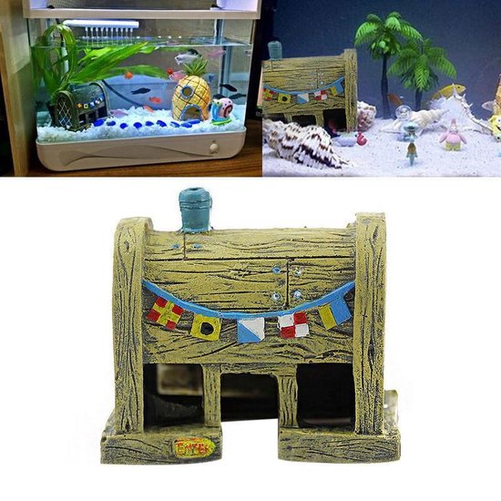 Spongebob Aquarium Decoratie - Set Van 3 - 13 cm