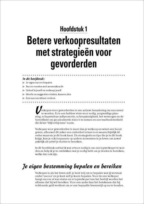 Advanced Verkopen Voor Dummies