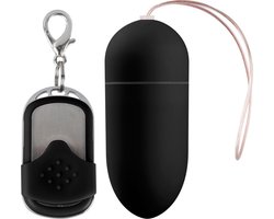 10 Speed Remote Vibrating Egg Big zwart - Tril ei