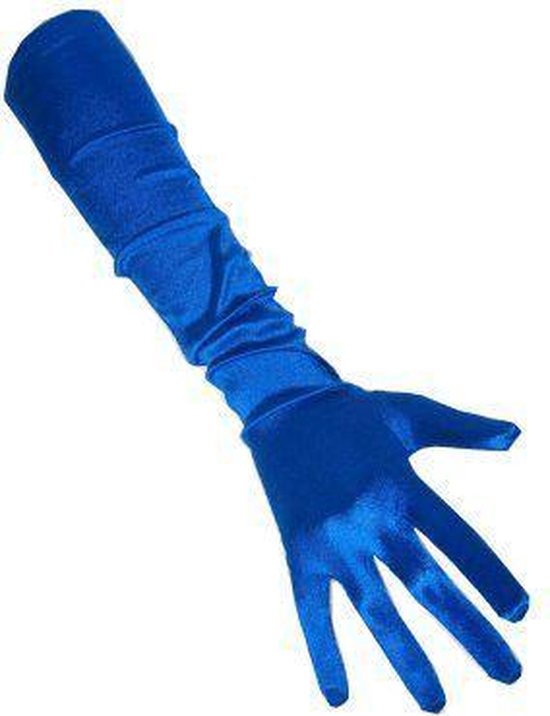 Blauwe Handschoenen Gala