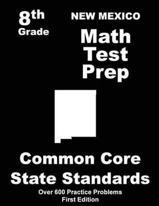 New Mexico 8th Grade Math Test Prep - cover