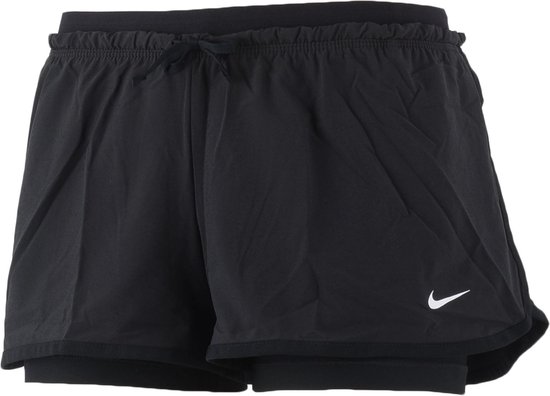 Nike Full Flex 2-in-1 Short Sportbroek - Maat M - Vrouwen - zwart | bol