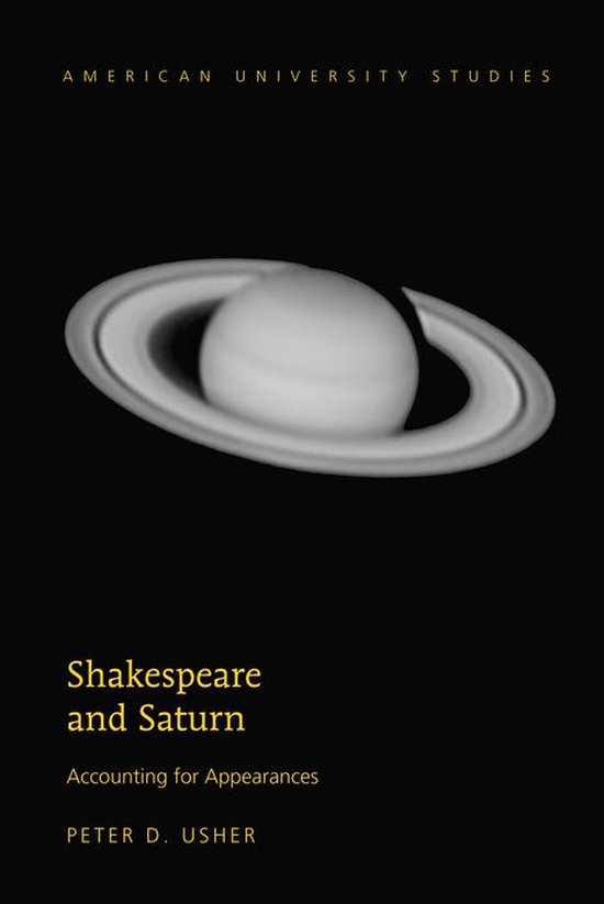 American University Studies 41 - Shakespeare and Saturn - cover