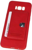 Hardcase Hoesje voor Samsung Galaxy S8 Plus Rood