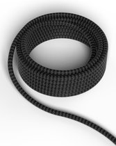 Calex Textielsnoer 2-aderig zwart/grijs 1.5 meter
