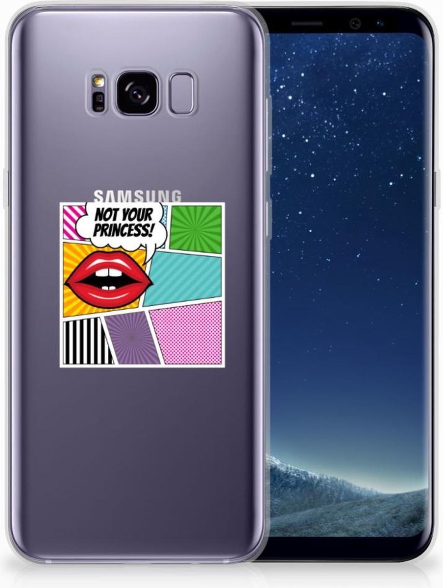 Samsung Galaxy S8 Plus Silicone Back Cover Popart Princess