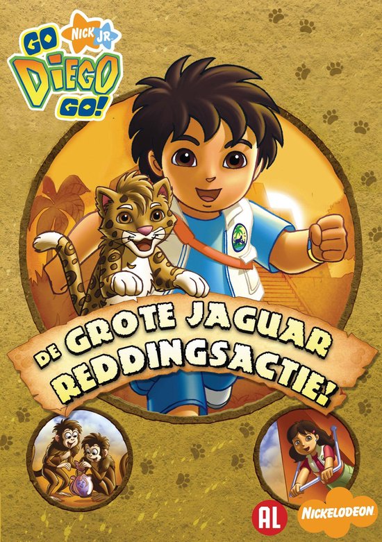 Cover van de film 'Go Diego Go - De Grote Jaguar Reddingsactie'