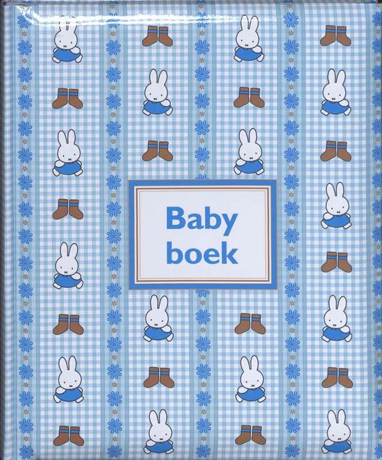Cover van het boek 'Nijntje Babyboek blauw' van D. Bruna
