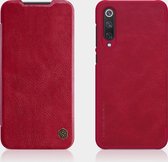 Nillkin Qin Flip Hoesje voor Xiaomi Mi 9 SE - Leren Hoesje Rood