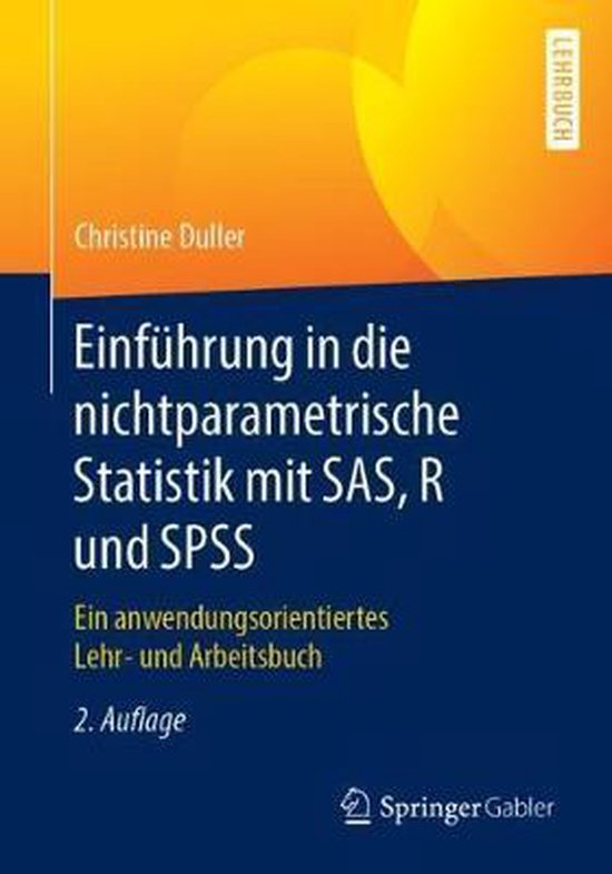Einfuehrung in die nichtparametrische Statistik mit SAS R un ... - cover