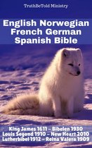 Parallel Bible Halseth 62 - English Norwegian French German Spanish Bible
