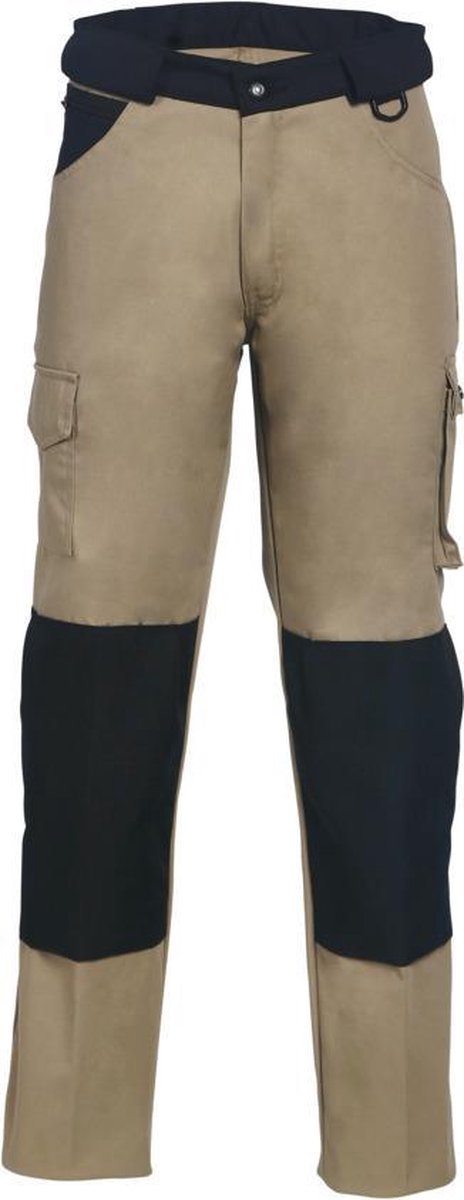 HAVEP Werkbroek Worker kniezakken 8657 - Camel/Zwart - 54