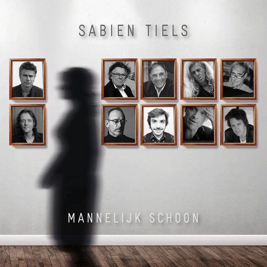 Albumcover met portretten van mannen en de tekst SABIEN TIELS MANNELIJK SCHOON