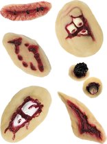 18 stuks: Latex wond 6 assorti
