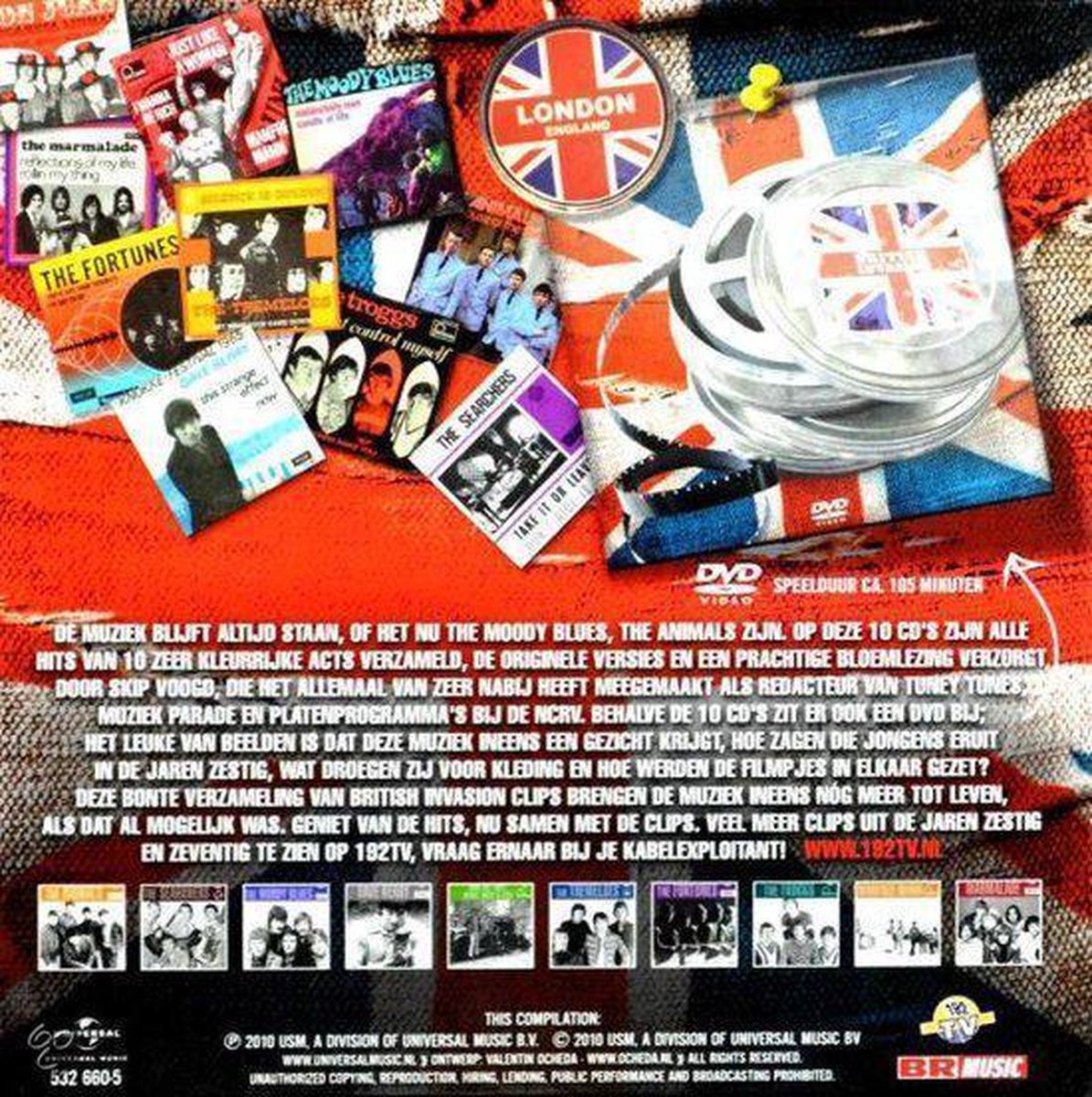 The British Invasion - 10 cd box met bonus dvd en 20 clips | bol