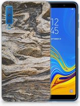 TPU Hoesje Geschikt voor Samsung Galaxy A7 (2018) Design Steen