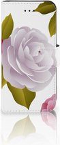 Wallet Case Geschikt voor iPhone 7/8 en Geschikt voor iPhone SE 2020/2022 Hoesje Roses