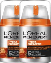 L’Oréal Paris Men Expert Hydraterende Dagcrème - 2 x 50 ml