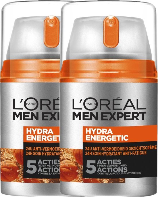 L'Oréal Paris Men Expert Hydraterende - 2 x 50 ml | bol.com