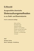 Ausgewahlte Chemische Untersuchungsmethoden Fur Die Stahl- Und Eisenindustrie