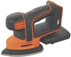 BLACK+DECKER 18V Mouse detailschuurmachine zonder accu en lader - BDCDS18N-XJ