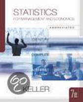 Statistics for Management And Economics with Infotrac, Abbreviated Edition