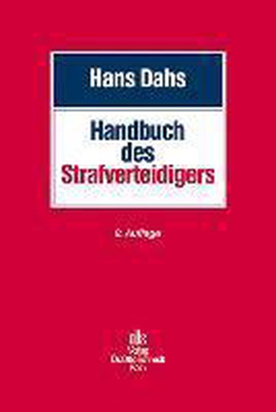 Handbuch des Strafverteidigers - cover