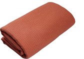 #DoYourYoga - Yoga handdoek »Ananda« ideaal voor hete yoga - gemaakt van Polyester  & Polyamide - 183 x 61 cm - rood-oranje