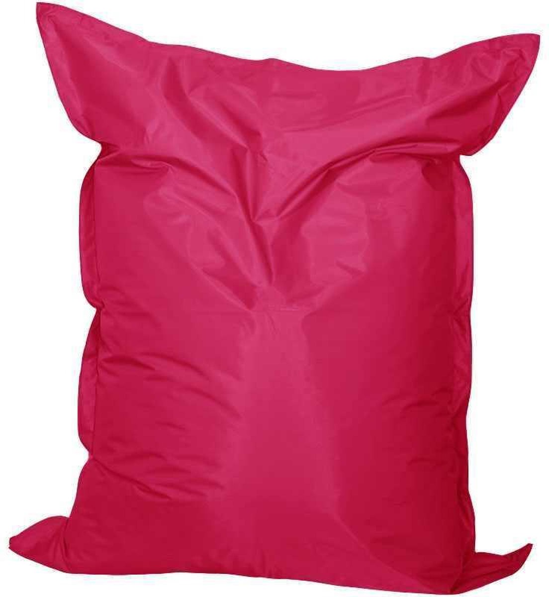 Mr. Lounge – Zitzak met binnenzak – kind- volwassene- maat M – 130 x 150- Nylon Fuchsia