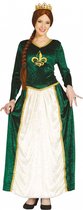 Groen middeleeuwse prinses kostuum voor vrouwen - Volwassenen kostuums